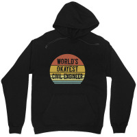 Civil Engineers   World's Okayest Civil Engineer Unisex Hoodie | Artistshot