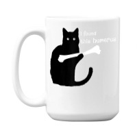 I Found This Humerus Black Cat 15 Oz Coffee Mug | Artistshot