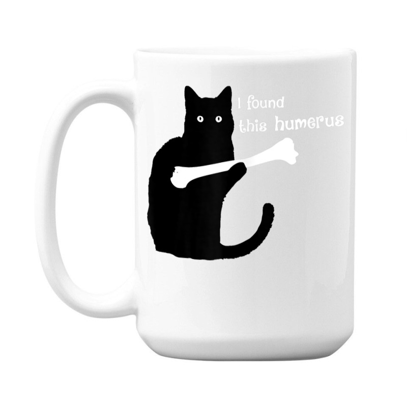 I Found This Humerus Black Cat 15 Oz Coffee Mug | Artistshot