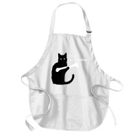 I Found This Humerus Black Cat Medium-length Apron | Artistshot