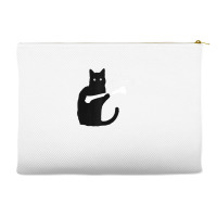 I Found This Humerus Black Cat Accessory Pouches | Artistshot