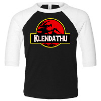 Klendathu Starship Troopers (jurassic Park Style) Toddler 3/4 Sleeve Tee | Artistshot