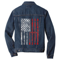 Stick Shift American Flag Muscle Car 6 Gears Mechanic Men Denim Jacket | Artistshot