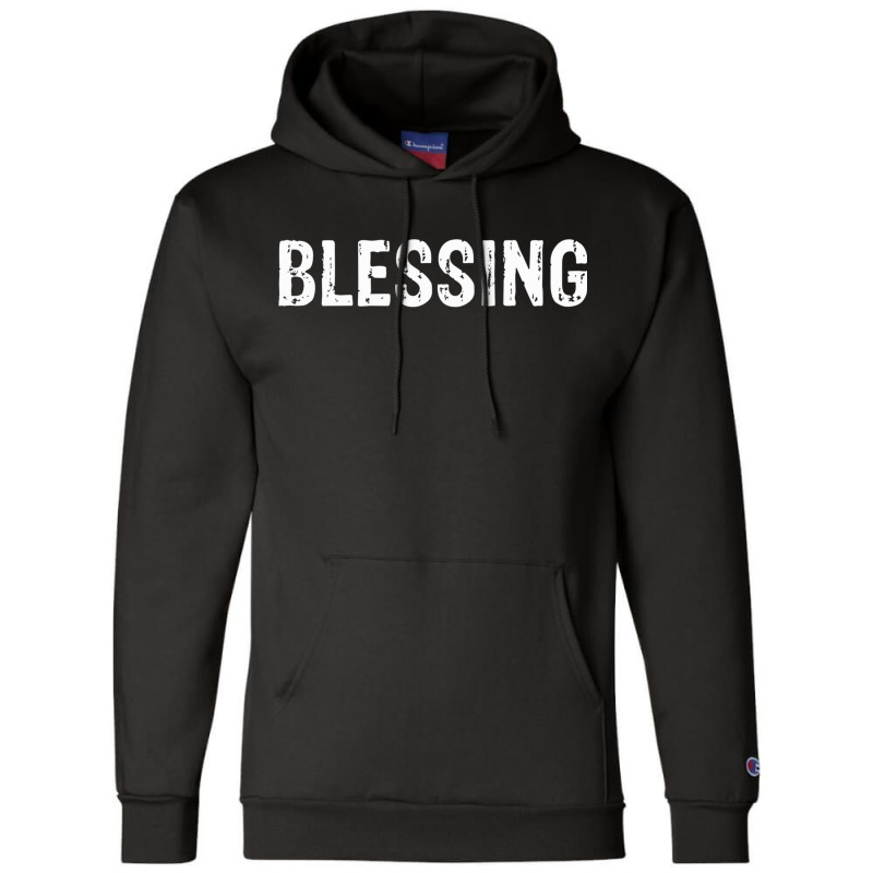 Blessing In Disguise Funny Halloween Costume Idea Long Sleeve Champion Hoodie | Artistshot