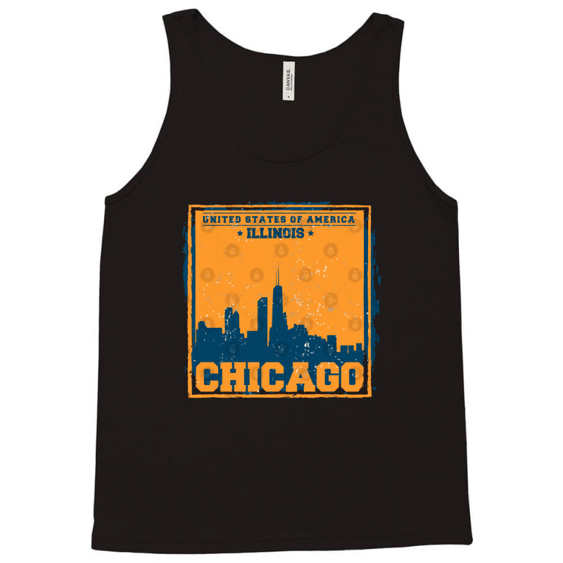 Chicago City Concept Tank Top | Artistshot