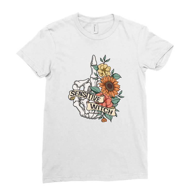 Sensitive Witch Ladies Fitted T-Shirt by ninakarina | Artistshot