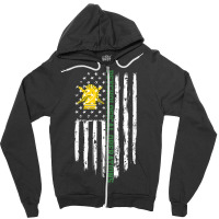 Army Psychological Operations Psyop American Flag Zipper Hoodie | Artistshot