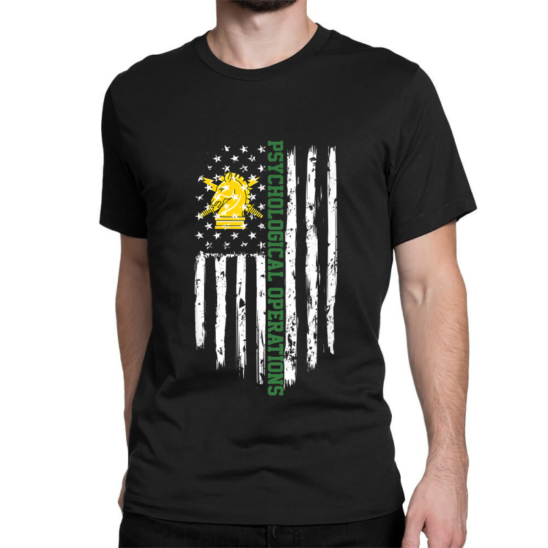 Army Psychological Operations Psyop American Flag Classic T-shirt by FionaMciver | Artistshot