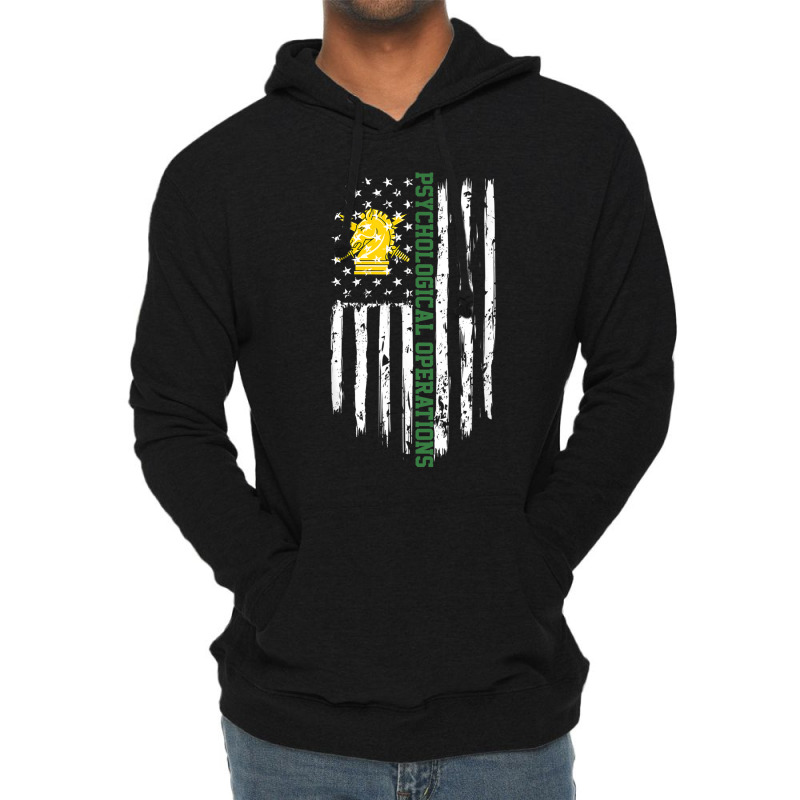 Army Psychological Operations Psyop American Flag Lightweight Hoodie by FionaMciver | Artistshot