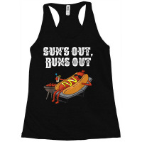 Suns Out Hot Dog Buns Out Funny Sausage Bbq Food Lover Gift Racerback Tank | Artistshot