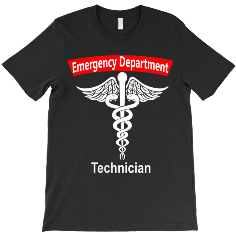 Emergency Department Technician Ed Tech Medical Caduceus Er T-shirt | Artistshot