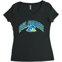 Delaware Sport Blue Women's Triblend Scoop T-shirt | Artistshot