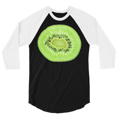 Kiwi T  Shirt Kiwi T  Shirt 3/4 Sleeve Shirt Designed By Wolffbettie