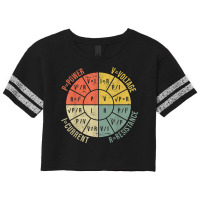 Ohms Law Diagram Electrical Electronics Engineer Vintage Scorecard Crop Tee | Artistshot