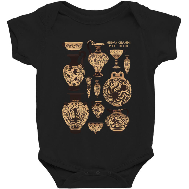 Late Minoan Ceramics Baby Bodysuit by LeeEdwardWalmsley | Artistshot