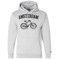 Amsterdamnetherlands Bicycle Bike Holland Gift Champion Hoodie | Artistshot