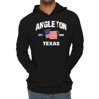 Angleton Texas Tx Usa Stars & Stripes Vintage Style Lightweight Hoodie | Artistshot