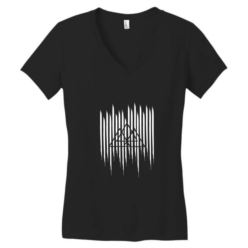 The Capitals - Stripes - White Women's V-Neck T-Shirt by NancyGaona | Artistshot