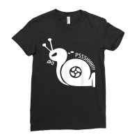 Snail Funny Turbo Boost Racing Pshh Ladies Fitted T-shirt | Artistshot