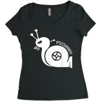 Snail Funny Turbo Boost Racing Pshh Women's Triblend Scoop T-shirt | Artistshot