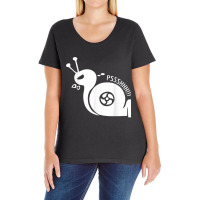 Snail Funny Turbo Boost Racing Pshh Ladies Curvy T-shirt | Artistshot