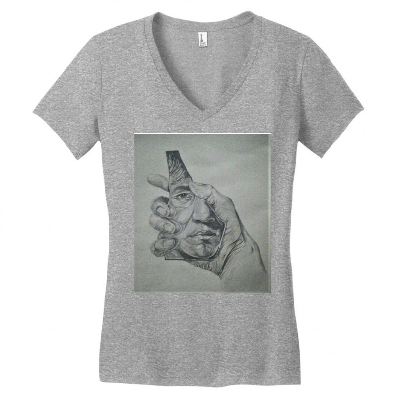 Mirror Miracle Women's V-Neck T-Shirt by Trendy boy | Artistshot