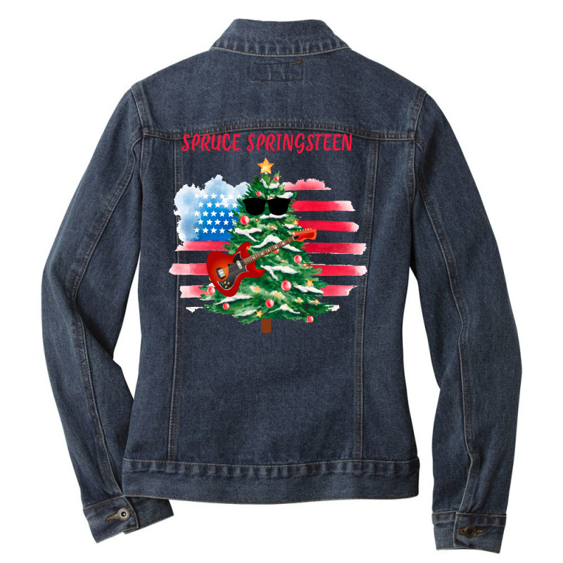 Spruce Springsteen Ladies Denim Jacket | Artistshot