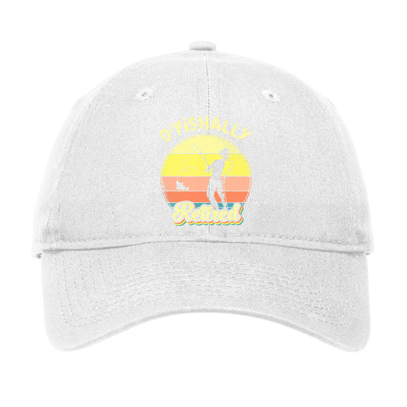 Amazing Ofishally Retired Fishing Retirement T S Adjustable Cap by Artistshot