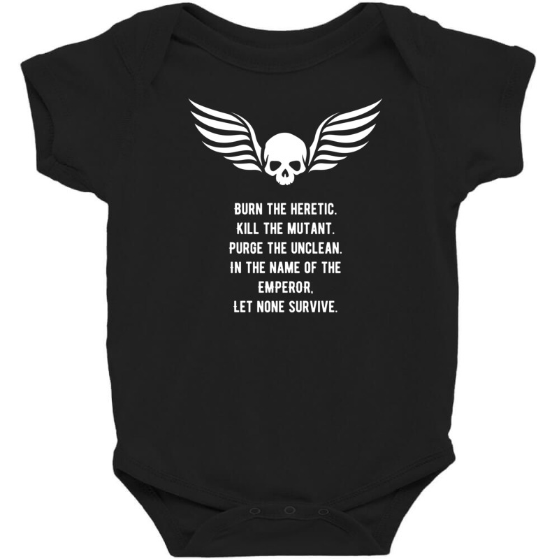 Let None Survive Wargaming Meme Baby Bodysuit by LeeEdwardWalmsley | Artistshot