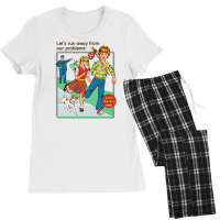 Let's Run Away Women's Pajamas Set | Artistshot