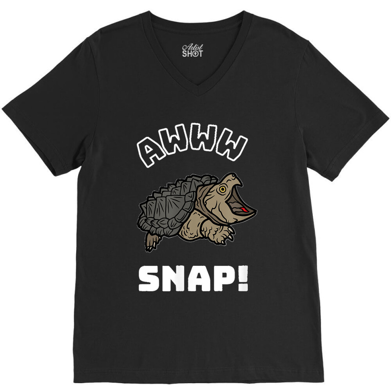 Alligator Snapping Turtle Meme For Men Women Kids V-neck Tee | Artistshot