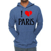 I Love Paris I Heart Paris France Family Travel Souvenir Lightweight Hoodie | Artistshot