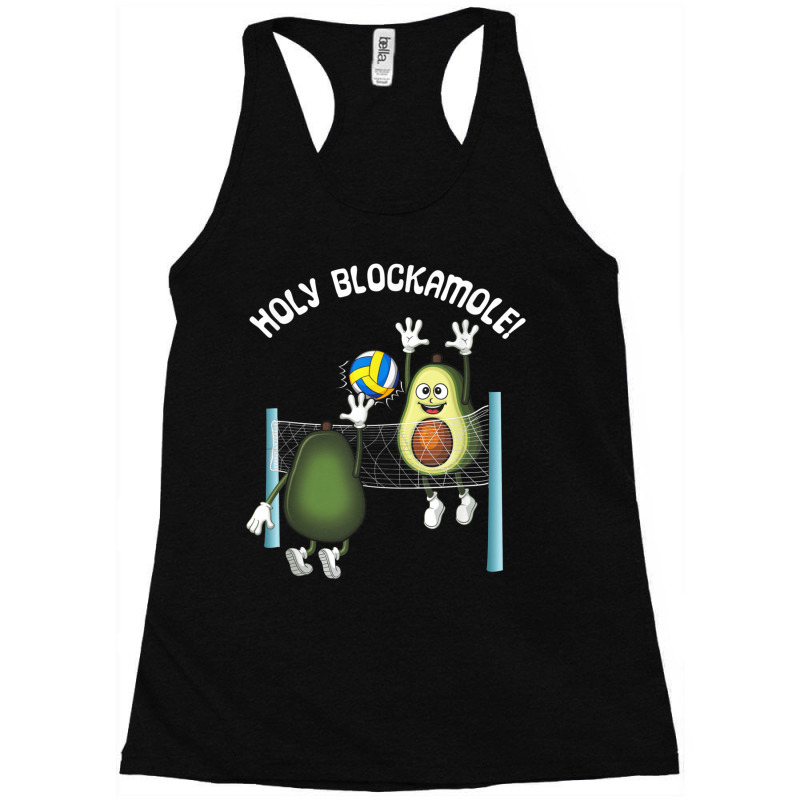 Holy Blockamole Guacamole Player Blocker Volleyball Racerback Tank by CrystalWanda | Artistshot