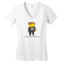 feline bureau of investigation Women's V-Neck T-Shirt | Artistshot