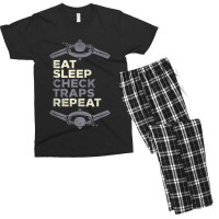 Trapper Trap Self Sufficient Animal Trapping Men's T-shirt Pajama Set | Artistshot