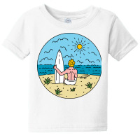 Surfers Paradise Baby Tee | Artistshot