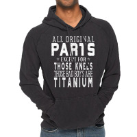 Funny Titanium Dual Knee Replacement Surgery Vintage Hoodie | Artistshot