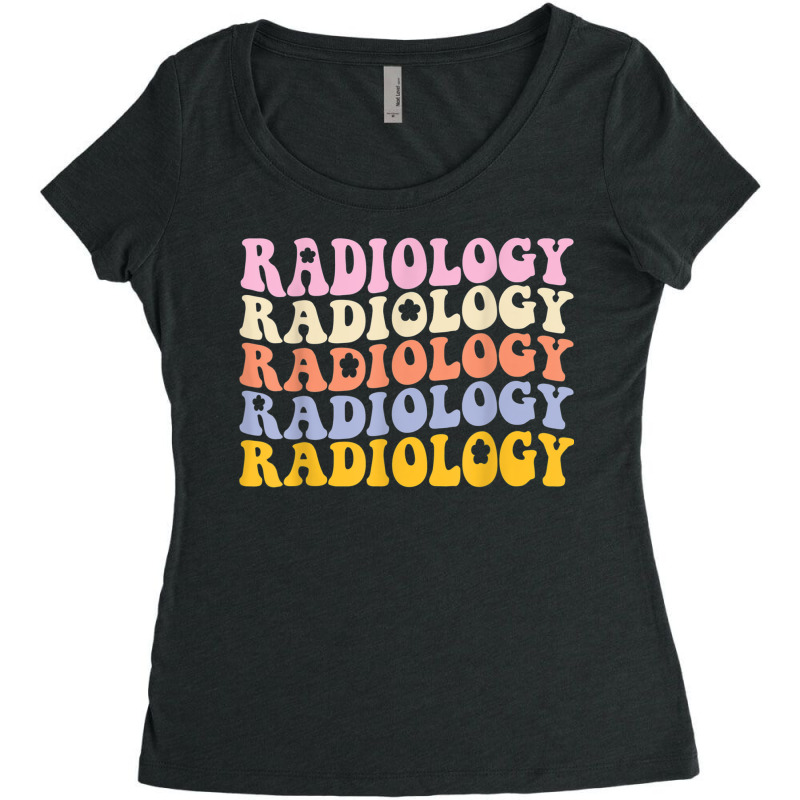 Radiology Technologist Groovy Boho Rad Tech Women's Triblend Scoop T-shirt by MaragretPolino | Artistshot