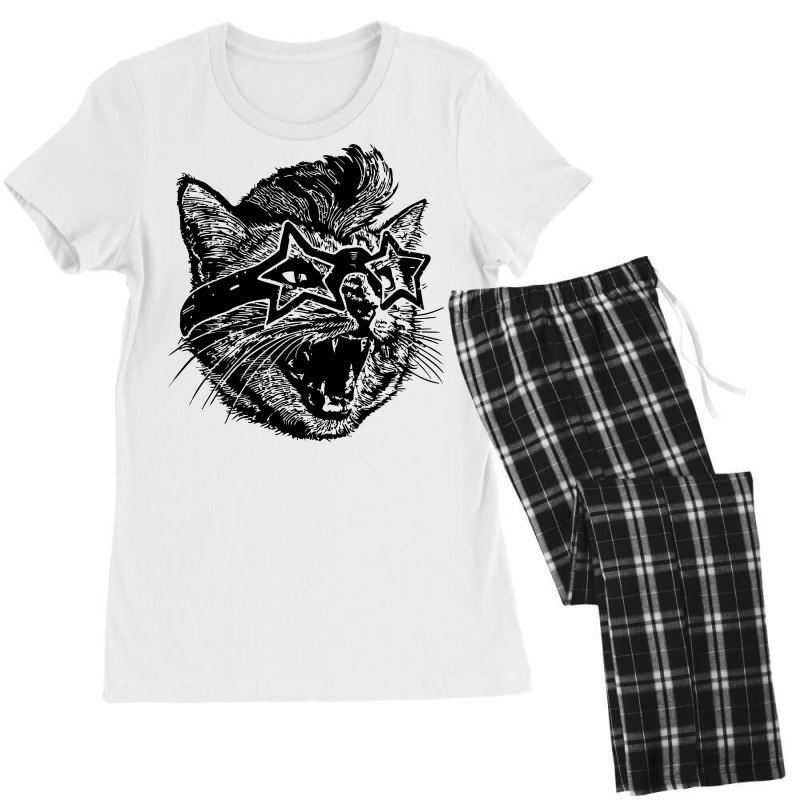Funky Cat Women's Pajamas Set | Artistshot