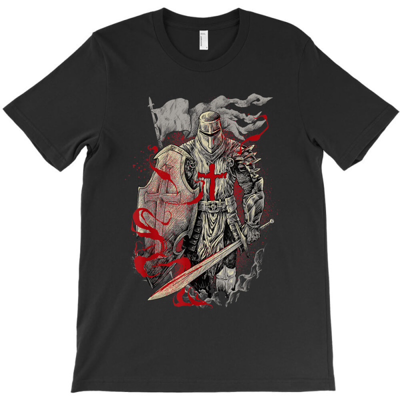 Medieval Crusader Knight Templar T-shirt | Artistshot