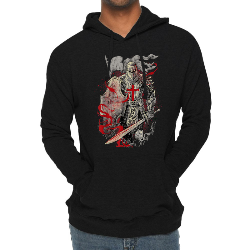 Medieval Crusader Knight Templar Lightweight Hoodie | Artistshot