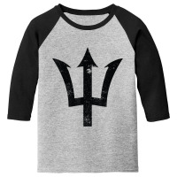 Poseidon Symbol  Trident Greek God Mythology Youth 3/4 Sleeve | Artistshot