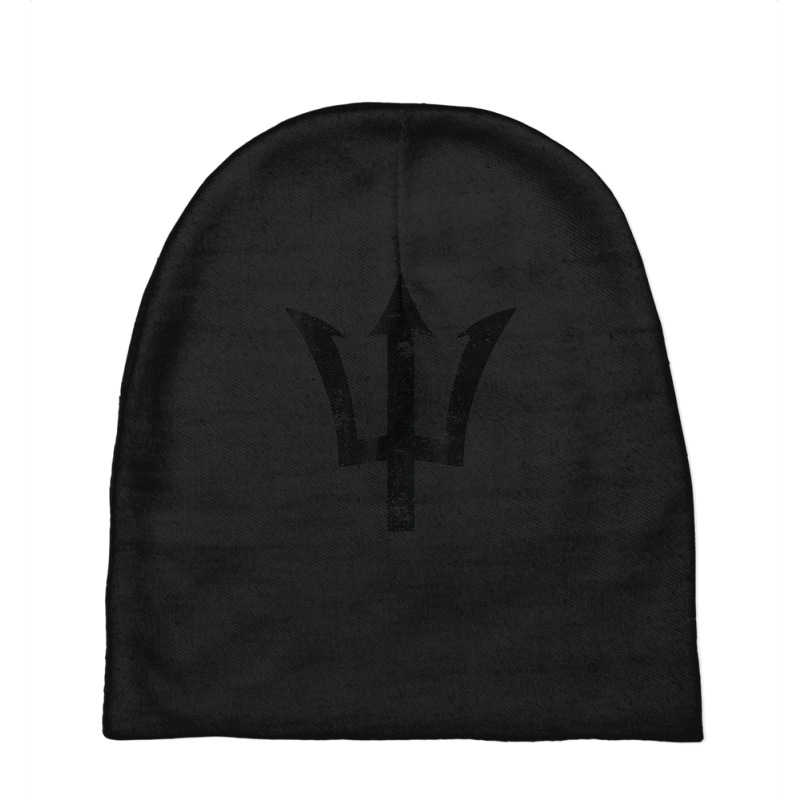 Poseidon Symbol  Trident Greek God Mythology Baby Beanies | Artistshot