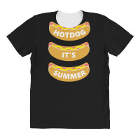 Hot Dog It's Summer All Over Women's T-shirt | Artistshot