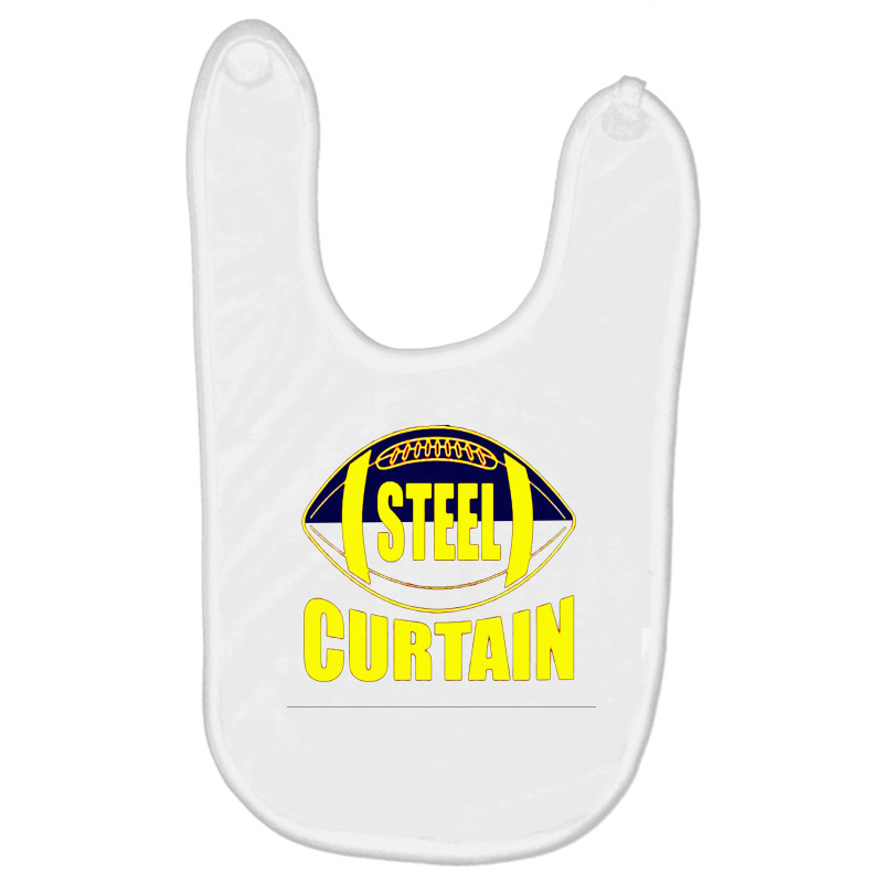 #steel Curtain Baby Bibs | Artistshot