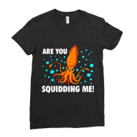 Cool Squid For Men Women Kids Zoologist Octopus Fish Animal Ladies Fitted T-shirt | Artistshot