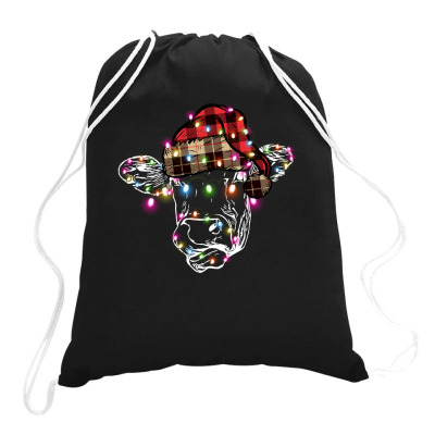 Christmas Cow Drawstring Bags Designed By Sengul