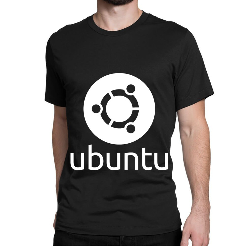 Dark Ubuntu Linux Classic T-shirt by NOELYOUNG | Artistshot