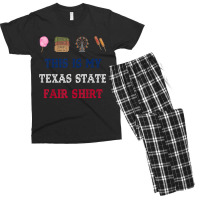 Texas State Fair Men's T-shirt Pajama Set | Artistshot