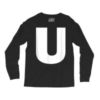 Letter U Capital Alphabet Monogram Initial Long Sleeve Shirts | Artistshot